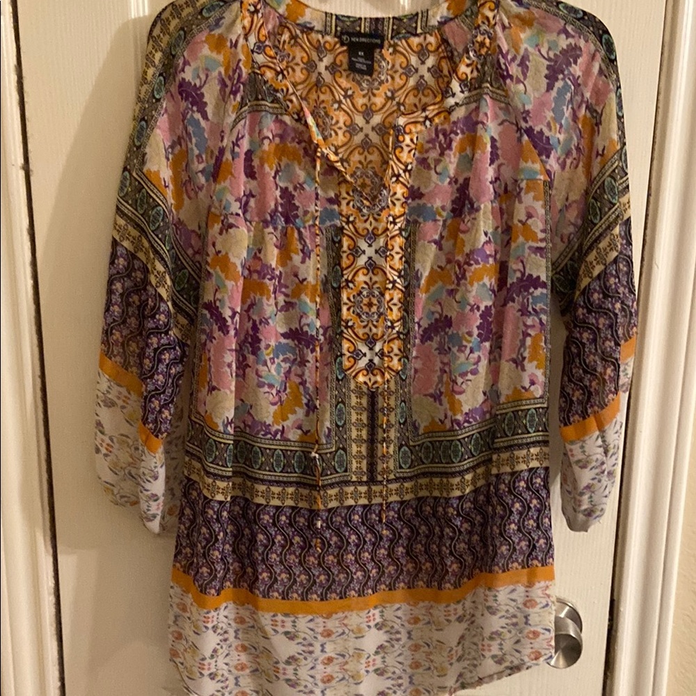 Colorful Bohemian Blouse
